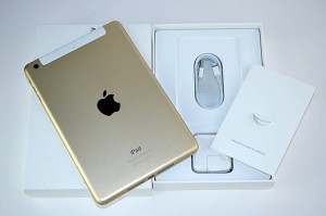 中古au-iPad-mini3 16GB-ゴールド-MGYR2JA-Wi-Fi-Cellula